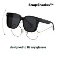 SnapShades™ slnečné okuliare na nosenie cez dioptrické okuliare