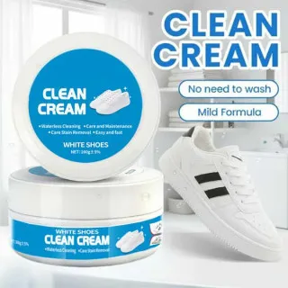 Krém na čistenie bielych topánok bez prania