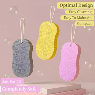 Exfoliačná telová špongia (sada 3 kusov)