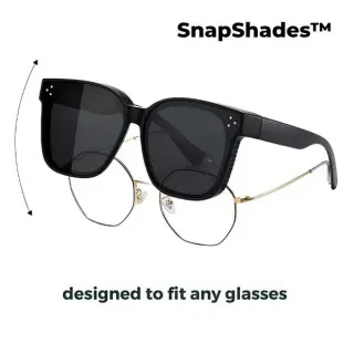 SnapShades™ slnečné okuliare na nosenie cez dioptrické okuliare